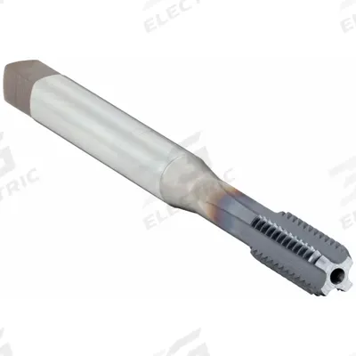OSG Straight Flute Tap: 1/4"-20 UNC, H3 / 2B-3B, 4 Flute, Bottoming Chamfer - Coolant-Through Straight-Flute Machine Taps for Aluminum