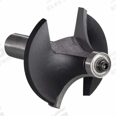 WESTWARD Roundover Cut Profile Router Bit: Fractional Inch, Carbide Tipped - Roundover Profile Router Bits