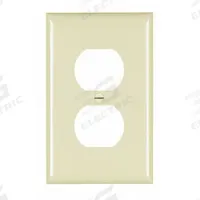 LEGRAND Wall Plate: Duplex Outlet, 1 Gang, Brown, Jumbo Size (MPN TPJ8). Key specifications — Brand: LEGRAND; Material: Nylon.