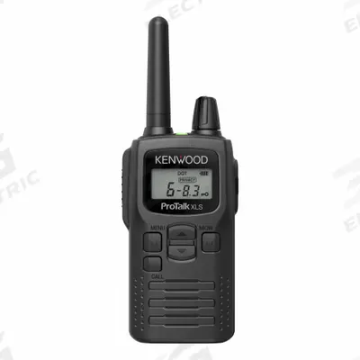 KENWOOD Handheld Two Way Radio: UHF, Analog, 2 W, 16 Channels, Alphanumeric, VOX/Waterproof - UHF Business Radios