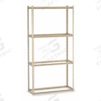 TENNSCO Boltless Shelving: Starter, Medium-Duty, 69 in x 15 in, 84 in Overall Ht, 4 Shelves, Open (MPN ZKMS-691584). Key specifications — Finish: Powder Coated; Maximum Post Load Capacity: 8,000 lb with Beams Evenly Spaced at 24 in; Decking Material: None; Color: Sand; Beam Profile: Z-Beam; Brand: TENNSCO; Side Panel: Open.