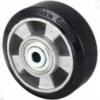 APPROVED VENDOR Caster Wheel: 4 7/8 in Wheel Dia., 2 in Wheel Wd, Rubber, 595 lb Load Rating, Black (MPN ALEV 127/20K-BB0.5). Key specifications — Wheel Core Material: Aluminum; Wheel/Tread Color: Black; Brand: APPROVED VENDOR.