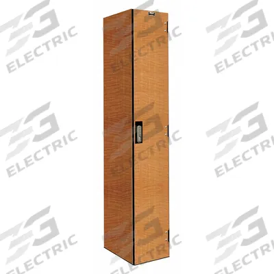 HALLOWELL Wardrobe Locker: 12 in x 18 in x 72 in, Solid, 1 Tiers, 1 Units Wide - Low-Maintenance Plastic Wardrobe Lockers