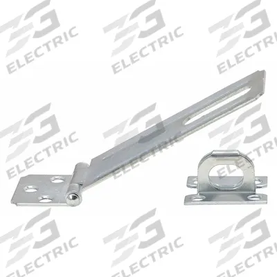 APPROVED VENDOR Hasp: Steel, 13/16 in Ht, 4 1/2 in Lg - Conventional Hasps