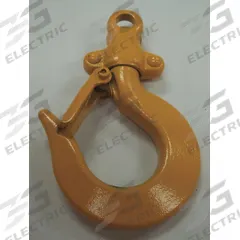 HARRINGTON Top Hook Assembly: Lever Chain Hoists, 2,000 lb Compatible Load Capacity, L5LB (MPN L5BU0101001). Key specifications — Compatible Hoist Type: Lever Chain Hoists; Product Type: Top Hook Assembly; Compatible Series: L5LB; Manufacturer Part Number: L5BU0101001; Included Components: Safety Latch.