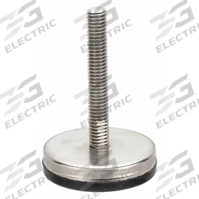 GLIDE RITE Male-End Leveling Mount: Fixed Stud, 1/2"-13 Thread Size, 3.19 in - Non-Skid Male Leveling Mounts