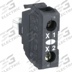 SCHNEIDER ELECTRIC Lamp Module: 22 mm Size, White, LED, 24 V AC/DC Rating, No Transformer (MPN ZBVB1). Key specifications — Compatible Operator: Selector Switch; Compatible with Series: XB4; Terminal Connection Type: Screw Clamp Terminals; Brand: SCHNEIDER; Manufacturer Part Number: ZBVB1; Includes Bulb: Bulb Included.