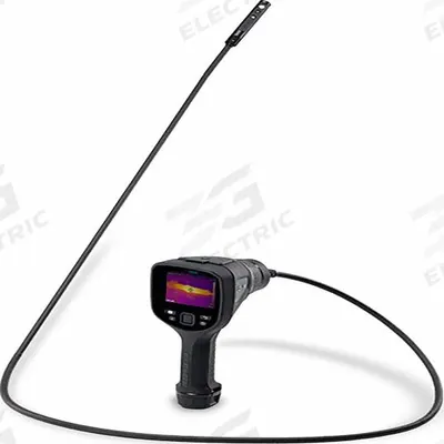 FLIR Video Borescope Kit: 160 x 120, 6 5/8 ft Shaft Lg, 19 mm Shaft Dia, 19 mm Camera Dia - Borescopes with Infrared Camera Probe