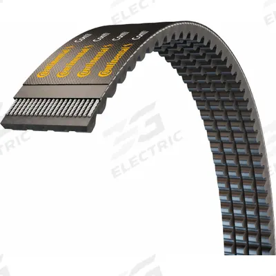 CONTINENTAL V-Belt: 4/CX81-A, 4 Ribs, 85 in Outside Lg, 3 33/64 in Top Wd - CX Section Banded V-Belts