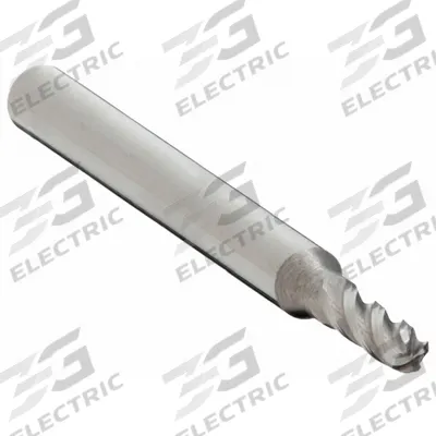 OSG Ball End Mill: Carbide, 4 Flute, 1 mm Mill Dia, 3 mm LOC, 39 mm OAL (MPN 404-0394-BN) - General Purpose Carbide Ball End Mills