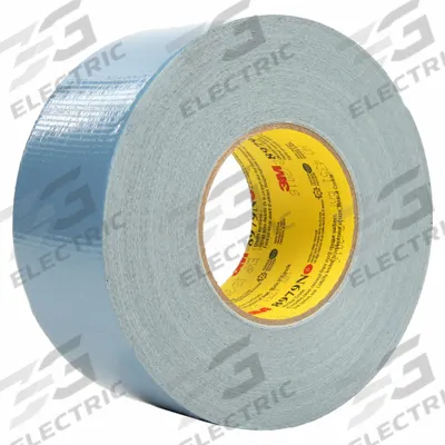 3M Duct Tape: Medium Duty, Blue, 3 3/4 in Wd, 60 yd Lg, 11.5 mil Thick - Clean Removal Duct Tape
