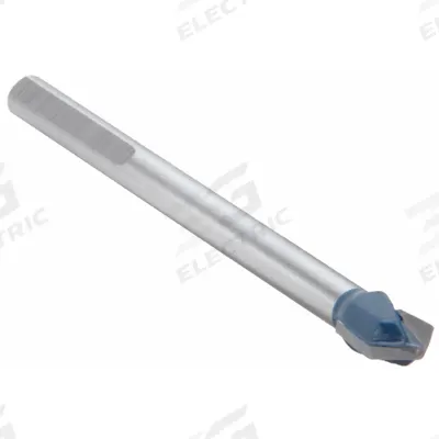 BOSCH Glass and Tile Drill Bit: 3/8 in Drill Bit Size, 2 1/2 in Max Drilling Dp - Arrow-Tip Drill Bits for Glass & Tile