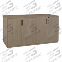 REGENCY Storage Cabinet: Noble Oak, Laminate/Melamine, 36 in Overall Ht, 72 in Overall Wd, 4 Shelves (MPN LSC7236NO). Key specifications — Material: Melamine; Brand: REGENCY; Color: Noble Oak; Locking: Yes.