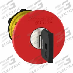 SCHNEIDER Multihead Operator: Red, 22 mm Mounting Size, Non-Metallic, Maintained (MPN ZB5AS944). Key specifications — Brand: SCHNEIDER; Action: Maintained; Series: XB5; Push Button Material Type: Non-Metallic.