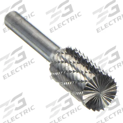 APPROVED VENDOR Carbide Bur: Cylinder with End Cut, SB-7, Double Cut, 3/4" x 1" Head - Double-Cut End-Cut Cylinder Burs