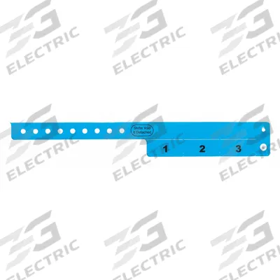 ID Wristband: Stubs Void If Detached, 10 in Overall Lg, 3/4 in Overall Wd - Security Wristbands