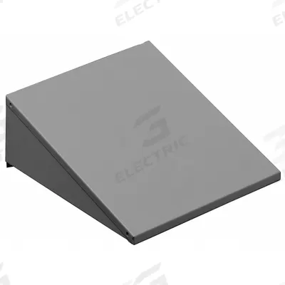 TENNSCO Locker Sloping Top: 12 in x 15 in x 5 1/2 in, For 12 in Locker Wd, Steel - Slope-Top Components & Kits for Standard Lockers