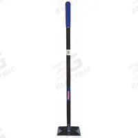 WESTWARD Tamper: Steel Blade, 8 in Wd, 8 in Blade, Steel Handle, 43 in Lg (MPN 38ZD98). Key specifications — Handle Material: Steel; Handle Type: Tube with Rubber Grip; Blade Material: Steel.
