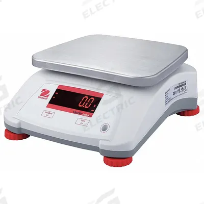 OHAUS Food Scale: 7 1/2 in Weighing Surface Dp, 9 1/2 in Weighing Surface Wd - Food Scales