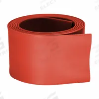 RHINO Color-Coded Shrink Tubing: 4 in I.D. Before Shrinking, 2 in I.D. After Shrinking, 4 ft Lg, Red (MPN RCT-4.00-R). Key specifications — Color: Red; Brand: RHINO.