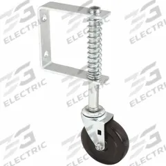 APPROVED VENDOR Side Mount Caster: Swivel, Rubber, 3 in Wheel Dia., 7/8 in Wheel Wd, Steel, Black (MPN 32J778). Key specifications — Wheel Bearing Type: Plain; Brand: APPROVED VENDOR.