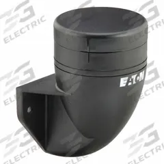 EATON Mounting Base: Tower Light Base, For SL7, 5 in Overall Ht, 2 3/4 in Overall Dia, SL7-CB-FW. Key specifications — Brand: EATON; Compatible with Series: SL7; Connection Type: Spring-Loaded Terminal; Housing Color: Black; IP Rating: IP66; Mounting Location: Threaded Mount; Manufacturer Part Number: SL7-CB-FW; Includes: Cover.