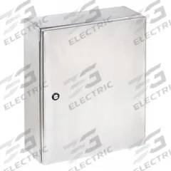 WIEGMANN Enclosure: 304 Stainless Steel, 20 in x 16 in x 6 in, NEMA 12/13/3R/4/4X, Solid Cover (MPN N412201606SSC). Key specifications — Brand: WIEGMANN; Closure Method: 1/4-Turn Latch; Enclosure Material: 304 Stainless Steel; Knockouts: Not Included.