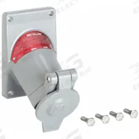 Receptacle: Single, 0 Gang, 5-20R, 125V AC, 20 A, 2 Pole, 3 Wire (MPN UGR0-20231QW). Key specifications — Brand: HUBBELL.