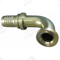 AEROQUIP Hydraulic Flange Fitting: 2 in Hydraulic Hose I.D., 2 in Hydraulic Flange Size, Steel (MPN 1S32FLB32). Key specifications — attr95970: 90° Elbow; attr95968: Steel; attr98911: AEROQUIP.