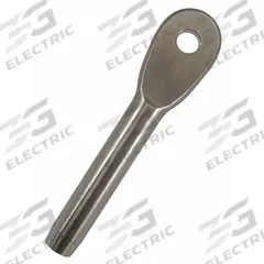 LOOS Eye End Fitting: 1/8 in Compatible Rope Dia, 7/32 in Swaged Outside Dia, 3/16 in Eye Inside Dia (MPN 668-4X). Key specifications — attr988202: Stainless Steel; attr988213: 316 Stainless Steel; attr988221: LOOS.