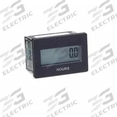 TRUMETER Hour Meter: Hour Meters, Front Panel Mounting, Digital, 1 1/8 in x 1 5/8 in, CE/CUL/UL (MPN 3410-2000). Key specifications — Mounting Style: Flush; Standards: CUL; Bezel Face Shape: Rectangular; Hour Unit Increment: Tenth; NEMA Enclosure Rating: 4; Brand: TRUMETER; Manufacturer Part Number: 3410-2000; Meter Type_Broad: Digital.