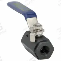 APPROVED VENDOR Manual Two-Way Ball Valve: 1/4 in, Carbon Steel, Straight, FNPT x FNPT, Two-Piece (MPN 32H960). Key specifications — Brand: APPROVED VENDOR; Handle: Lever.