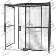WIRECRAFTERS Partition Cage: 20 ft W x 20 ft D 10 ft H, Gray, 4 Sides, Powder-Coated (MPN 20204RW). Key specifications — attr1283235: Yes; attr1283272: WIRECRAFTERS; attr1283267: Welded; attr1283268: Complete Wire Security Cages; attr1283246: Keyed Different Cylinder; attr1283240: In; attr1283243: Yes; attr1283245: Sliding.
