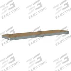 TENNSCO Shelf: 96 in x 24 in, 1,600 lb Load Capacity, Particleboard, Gray, Shelf (MPN ZLCS-9624D). Key specifications — Decking Material: Particleboard; Includes: (2) Channel Beams; Decking Finish: Unfinished; Shelf Configuration: Single Straight; Color: Gray; Frame Material: Steel; Brand: TENNSCO; Frame Finish: Zinc Plated.