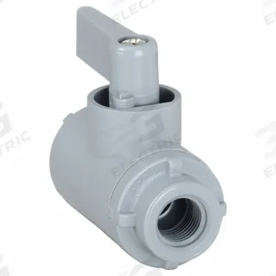 APPROVED VENDOR Manual Two-Way Ball Valve: 1/8 in, PVC, Straight, FNPT x FNPT - PVC Ball Valves