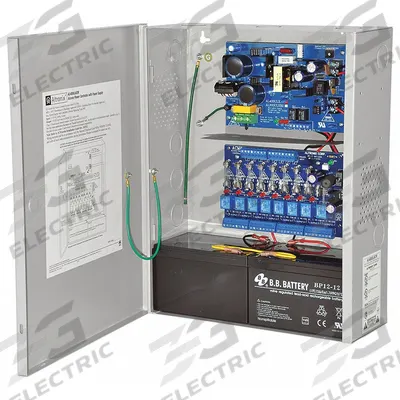 ALTRONIX Power Supply 8Fuse 12Dc/3.5A Or 24Dc/3A: Power Supply - Power Supply Boards with Enclosures
