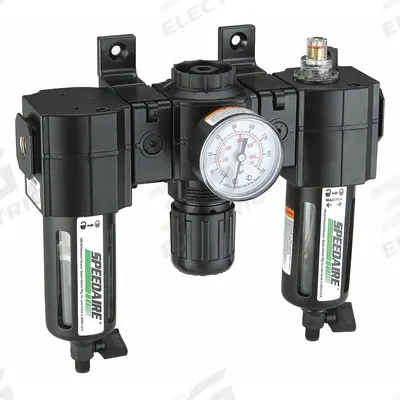 SPEEDAIRE Filter/Regulator/Lubricator: 1/4 in NPT, 56 cfm, 150 psi Max Op Pressure - Speedaire Filter, Regulator & Lubricators (FRLs)