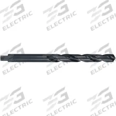 CHICAGO-LATROBE Taper Length Drill Bit: 19/64", 118° Point, Black Oxide HSS, Tang Shank (MPN 49519). Key specifications — attr1233898: 0.2969.