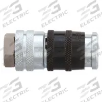 PARKER Quick Connect Hose Coupling: 1/4 in Body Size, 1/4 in Hose Fitting Size, 1/4" -18 Thread Size (MPN EZ-251-4FP). Key specifications — Brand: PARKER; Thread Size: 1/4" -18; Coupling Locking Type: Push-to-Connect; Hose Fitting Gender: Female.