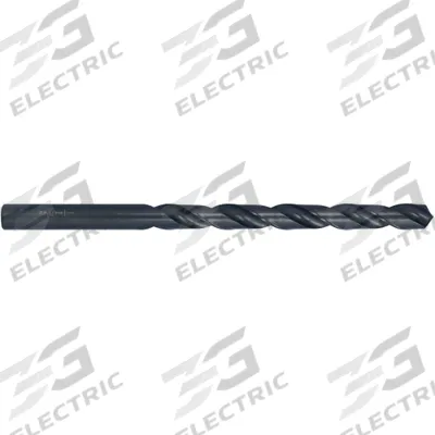 CHICAGO-LATROBE Extra Long Drill Bit: 41/64", 12" Overall Lg, 118° Notched Point - High-Speed Steel Extended-Length Drill Bits