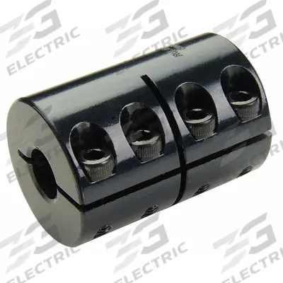 RULAND MANUFACTURING Rigid Shaft Coupling: 1 7/16 in Bore Dia 1, 1 7/16 in Bore Dia 2, Round - One-Piece Rigid Shaft Couplings