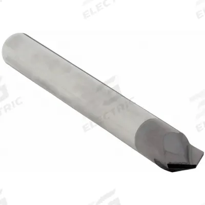 APPROVED VENDOR Chamfer Mill: Carbide, AlTiN Coated, 2 Flute, 90°, 3/16" Mill Dia - Carbide Chamfer Mills