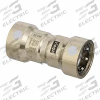 VIEGA MEGAPRESS Transition Coupling: Coupling Body, 1/2 in CTS x 1/2 in Pipe size, Bronze (MPN 76545). Key specifications — Brand: VIEGA MEGAPRESS; Series: MegaPress®; Broad - Material for Bullet: Copper Or Bronze; Brand - Broad: VIEGA.