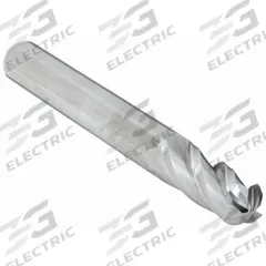 CLEVELAND Ball End Mill: Carbide, 4 Flute, 5/16" Mill Dia, 1/2" LOC, 2" OAL (MPN C63543)