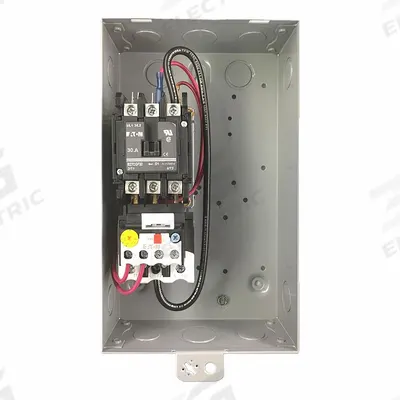 EATON Definite Purpose Starter: Non-Reversing, 2 Poles, 40 A, 24V AC Coil - Enclosed Non-Reversing Starters with Thermal Overloads