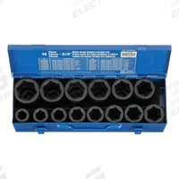 WESTWARD Impact Socket Set: 3/4 in Drive Size, Small Set (0-50 pieces) Set Size, 14 Pieces, SAE (MPN 35HU98). Key specifications — attr1204251: WESTWARD; attr1215453: 3/4 in; attr1215454: 3/4 in to 1-5/8 in.