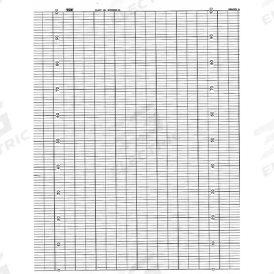 GRAPHIC CONTROLS Fanfold Paper Strip Chart: Fanfold Paper Strip Chart - Strip Chart Paper Compatible with Yokogawa