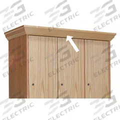 HALLOWELL Crown Molding: 36 in x 3/4 in x 4 in, For 36 in Locker Wd, For 12 in Locker Dp, Red Oak (MPN WCM36W-RO). Key specifications — Manufacturer Part Number: WCM36W-RO; Brand: HALLOWELL; Material: Furniture Grade Plywood With Veneer; Product Type: Front Crown Molding; Color: Red Oak.