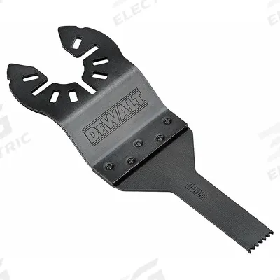 DEWALT Oscillating Tool Blade: 3/8 in Blade Wd, 3 3/4 in Overall Lg, Plunge Cutting - Open-Back Universal OIS Mounted Blades