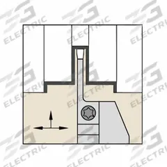 WIDIA Indexable Thread Turning Tool Holder (MPN 3655917)